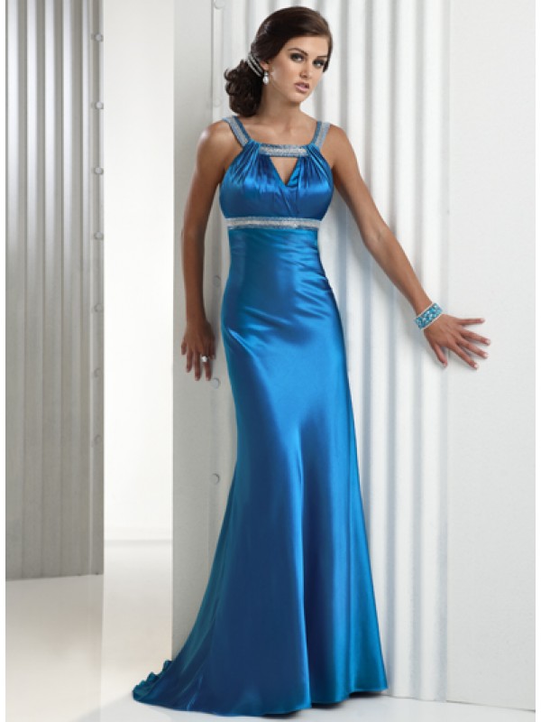 blue prom dress	